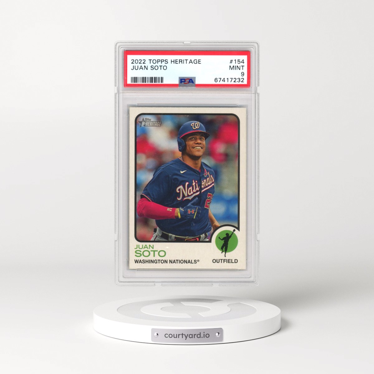 2022 Juan Soto - Baseball Topps Heritage PSA 9 MINT